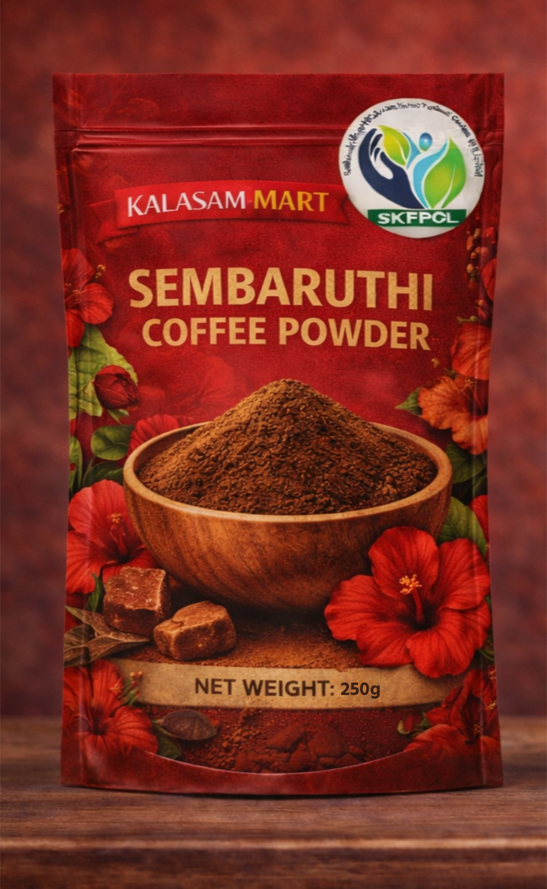 SEMBARUTHI COFFEE AND TEA POWDER (HIBISCUS HERBAL COFFEE AND TEA POWDER)